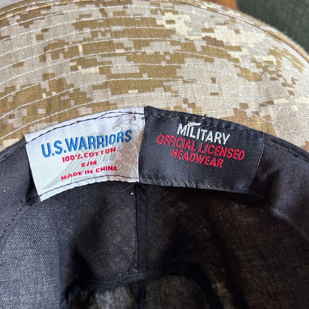 US Marines Digital Camo Military Hunter Hat Officially licensed chin strap - Picture 9 of 11
